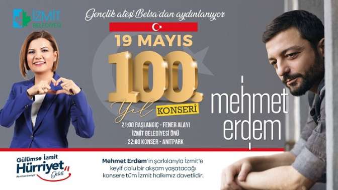 100. yıl coşkusu İzmit’te konserle taçlandırılacak