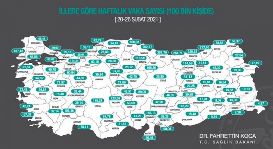 Denizli'de vaka sayıları artışta