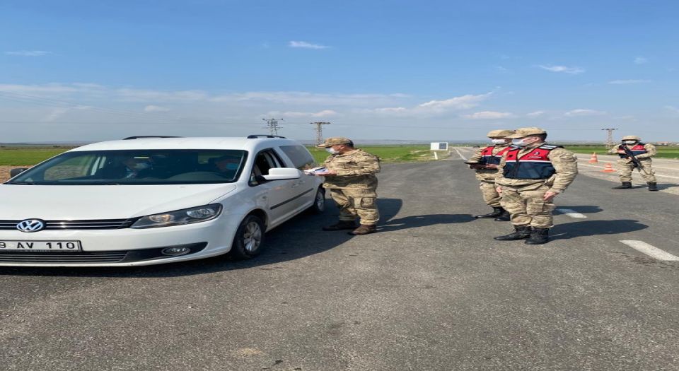 Kilis jandarmasından Koronavirüs denetimi