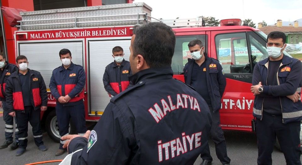 Malatya'da Gölbaşı İtfaiyesi'ne mesleki eğitim