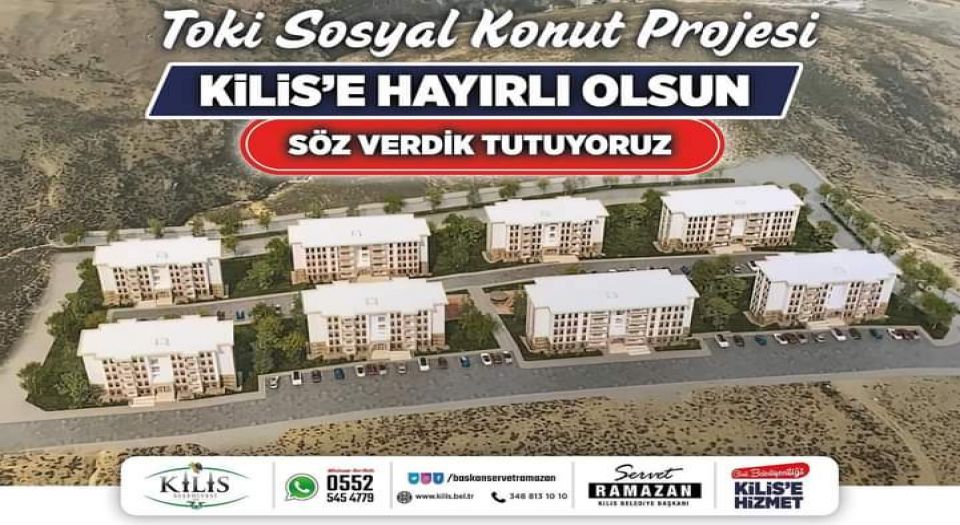 Kilis Belediyesi'nden TOKİ müjdesi