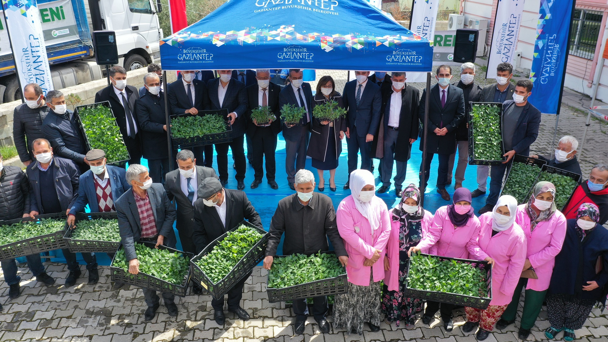 Gaziantep çiftçisine dev fide desteği