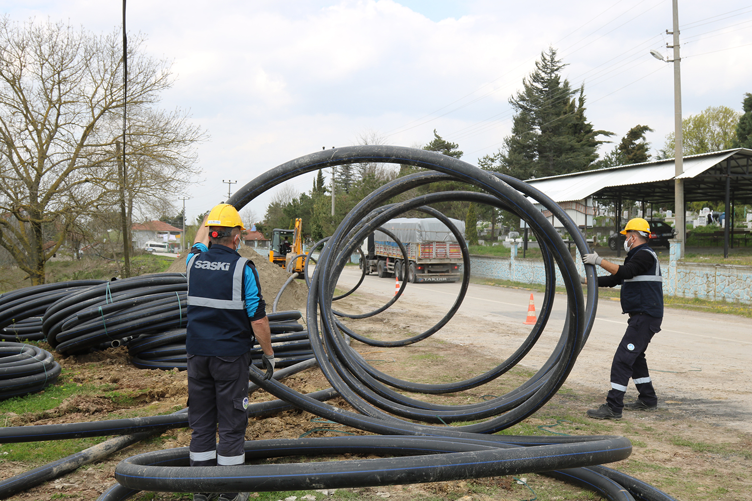 Sakarya Sinanoğlu’nda içme suyu şebekesini yeniliyor