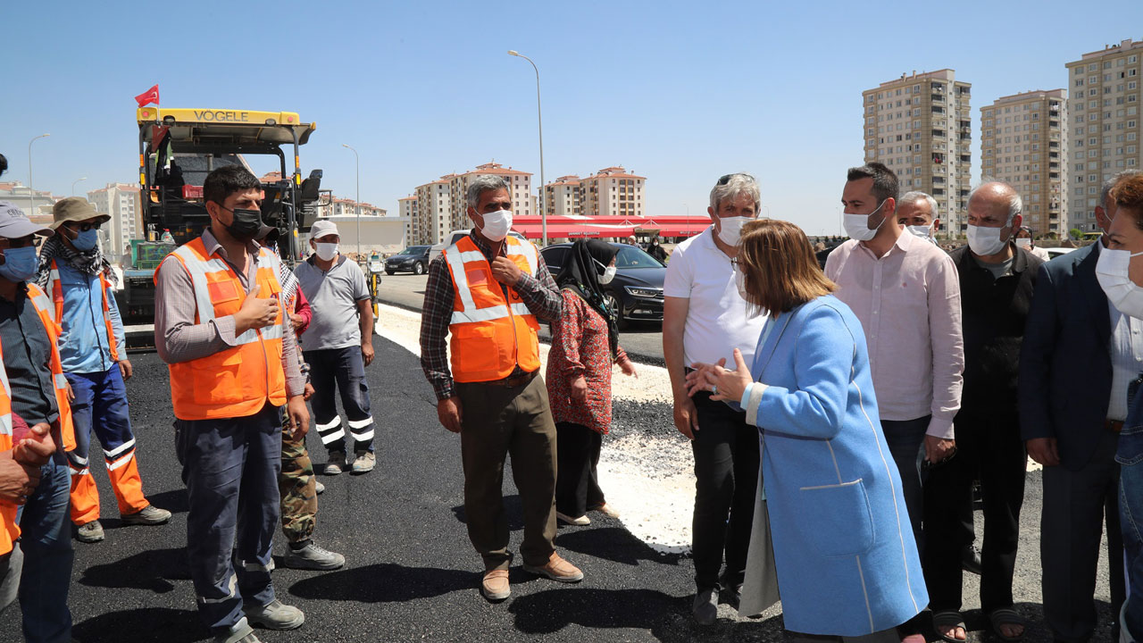 Gaziantep Şahinbey'de yeni yol çalışmaları