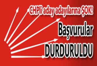 ADAY ADAYLIK BAŞVURUSU DURDURULDU