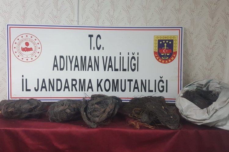 Adıyaman Kahta'da kablo hırsızlarına jandarma sürprizi