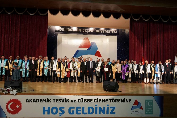 Ağrı İbrahim Çeçen Üniversitesi'nde Akademik Teşvik Ödülleri sahiplerini buldu