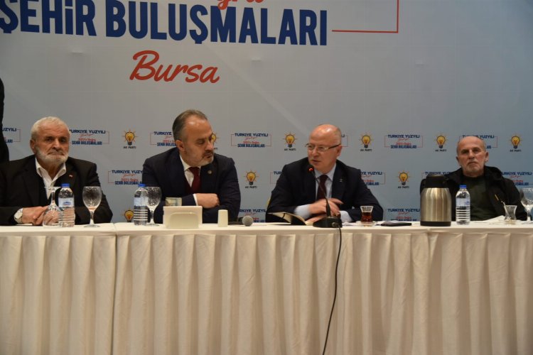 AK Parti Bursa'da kuruluşuna hizmet verenlerle buluşuyor