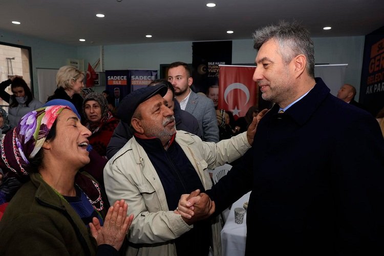 Ak Parti Seçim İrtibat Bürosu açılışında İlhan Ocaklı’ya yoğun ilgi