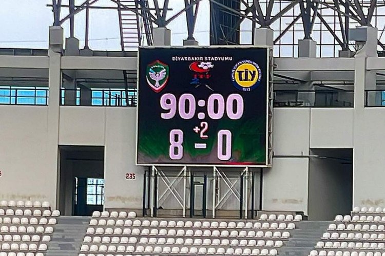 Amedspor rakibini gol yağmuruna tuttu