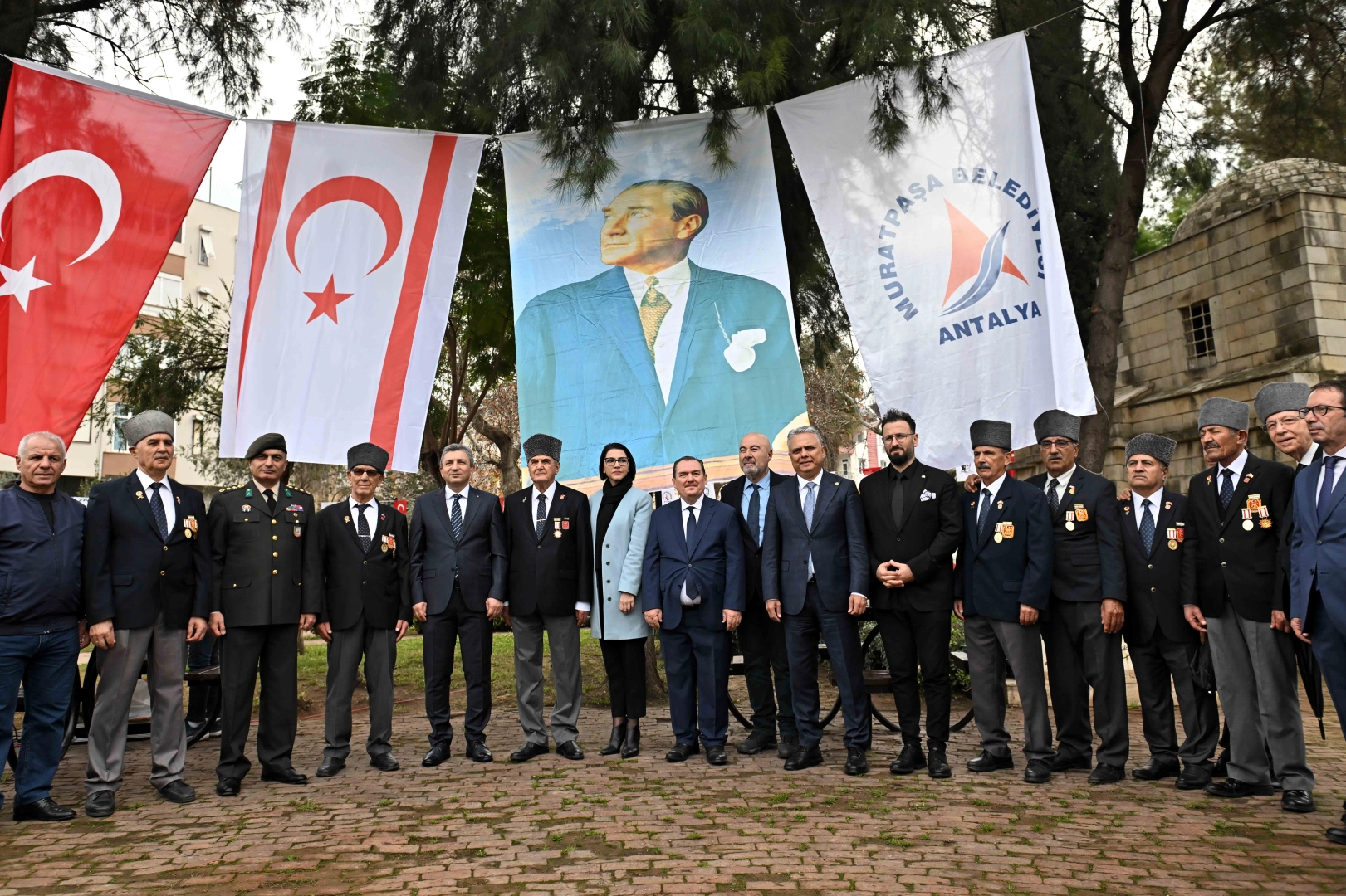 Antalya Muratpaşa'da Denktaş ve Küçük'e anma