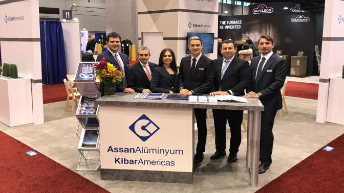 ASSAN Alüminyum AHR Expo fuarında