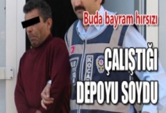 Bayram hırsızı gözaltına alındı