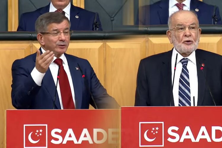 Bir grup iki genel başkan! Saadet Partisi TBMM'de ilk grubunu yaptı