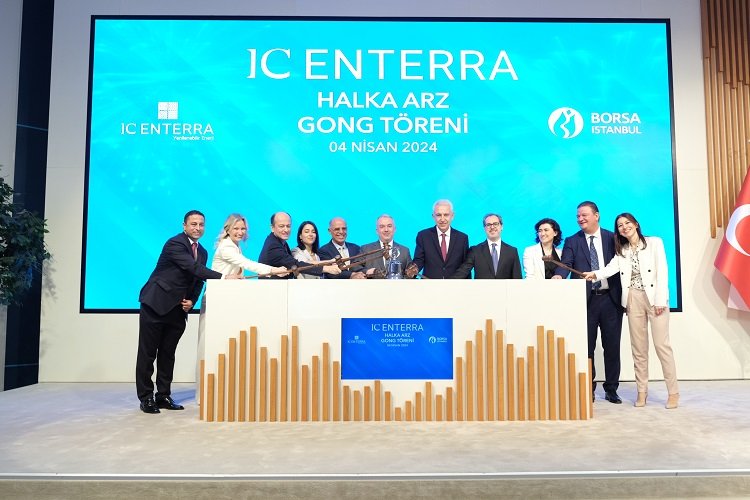 Borsa İstanbul’da gong “IC Enterra Yenilenebilir Enerji” için çaldı