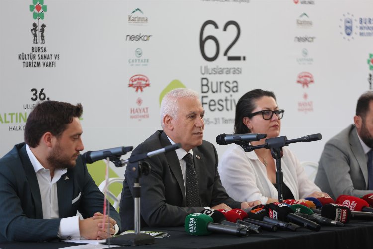 Bursa'da festival zamanı