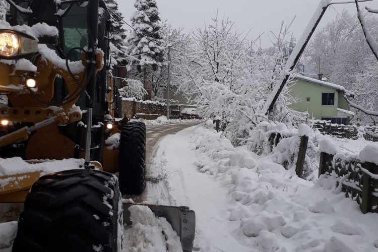 Bursa Osmangazi'de 'kar' teyakkuzu