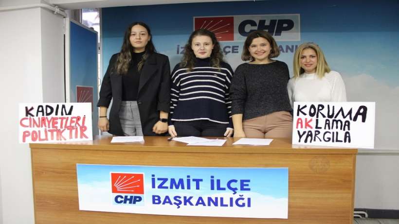 CHP İzmit İlçe Eşitlik ve İnsan Hakları Komisyonundan Basın Açıklaması