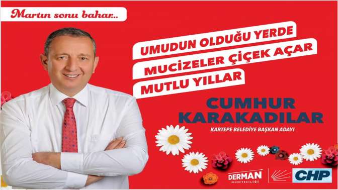 CHP Kartepe Belediye Başkanı Cumhur Karakadır’ın yeni yıl mesajı