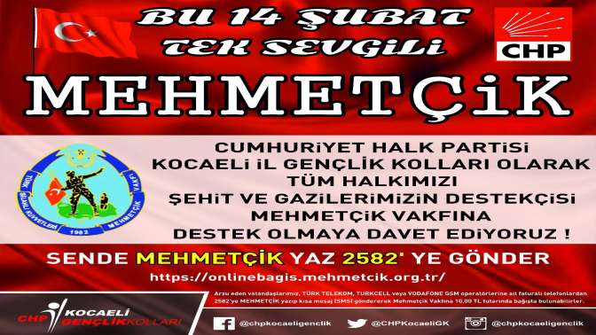 CHP Kocaeli gençlik kollarından sosyal sorumluluk çağrısı