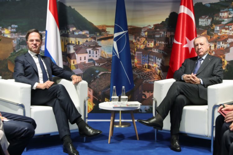 Cumhurbaşkanı Erdoğan, Mark Rutte ile görüştü