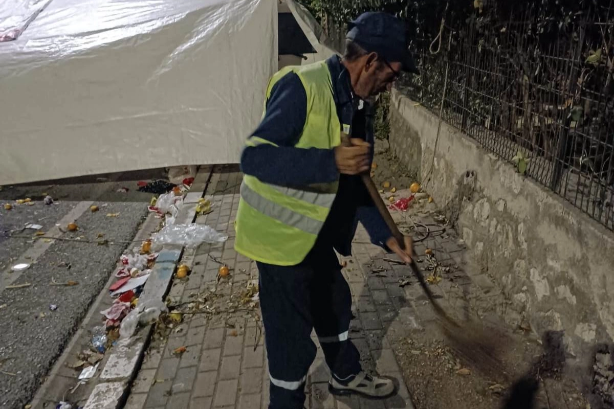 Dilovası'nda semt pazarları hijyenik hale getiriliyor