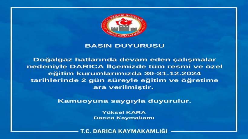 Doğalgaz Patlaması Sonrası Darıca’da Eğitim ve Öğretime Ara Verildi