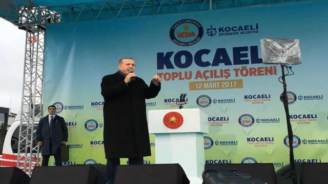 Erdoğan Kocaeliden Hollanda’ya seslendi