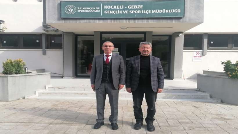 Federasyon il temsilcisi Rıdvan Şükür, Gebze ilçe spor müdürünü ziyaret etti