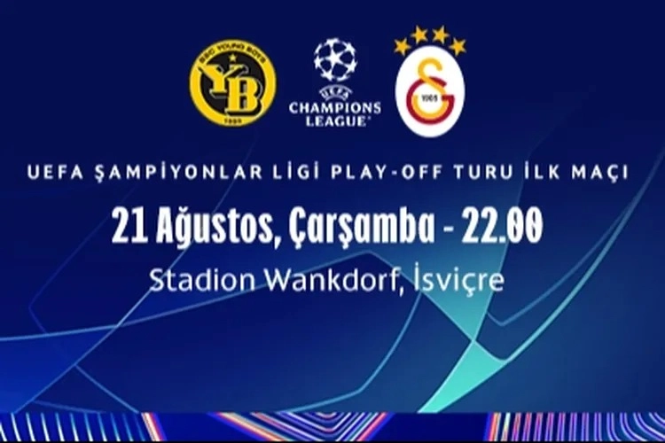 Galatasaray, UEFA Şampiyonlar Ligi Play-Off Turu'nda Young Boys ile karşılaşıyor