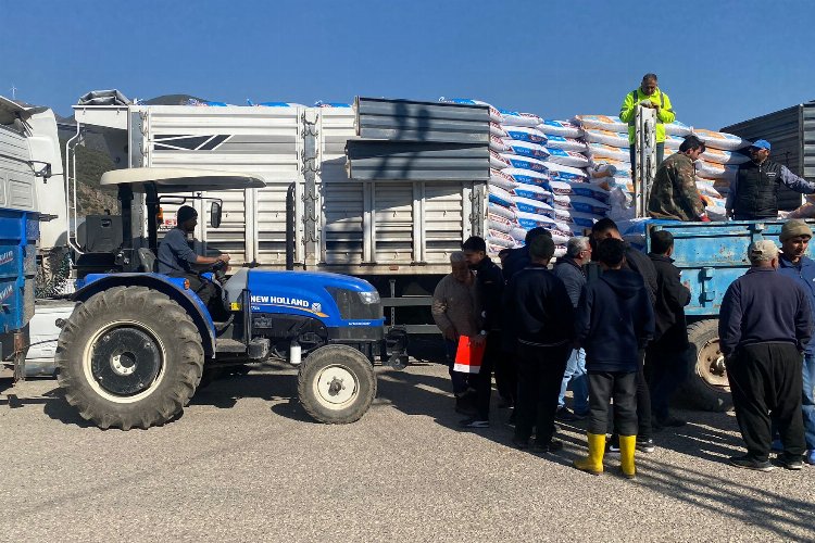 Gaziantep Büyükşehir'den afette etkilenen üreticilere destek