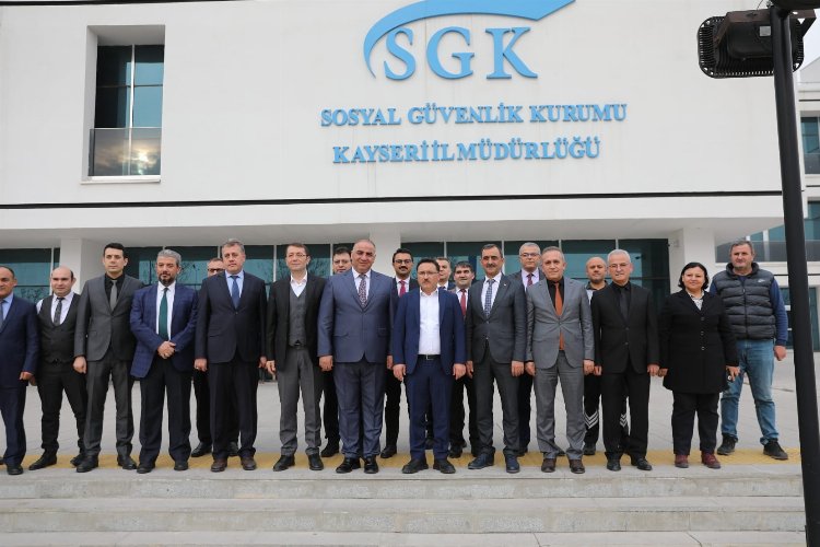 Gökmen Çiçek'ten SGK Kayseri'ye ziyaret