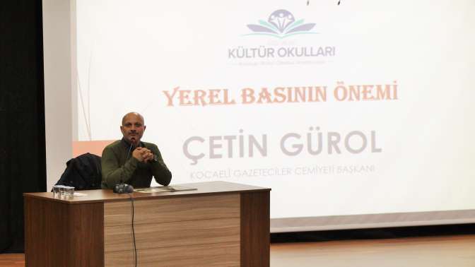 Gürol Bilgili Kültür Okullarına yerel basını anlattı