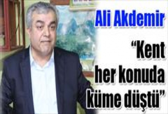 Her konuda kent küme düştü