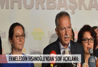 İhsanoğlu: Bende laf bitti!