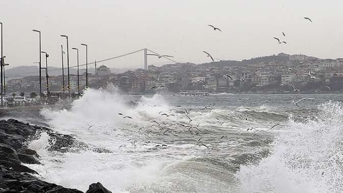 İstanbulda iç deniz hatları seferleri iptal