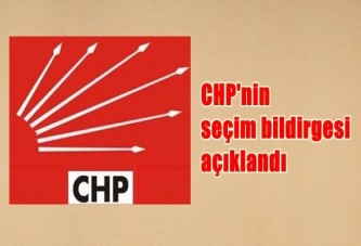 İşte CHP'nin vaatleri