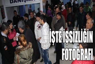 İşte işsizliğin fotoğrafı