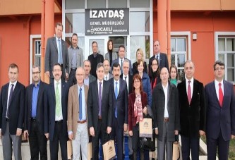 İZAYDAŞ, OSB BÖLGE MÜDÜRLERİNİ AĞIRLADI