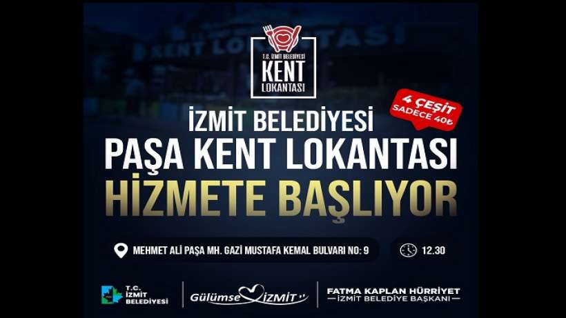 İzmite ikinci Kent Lokantası