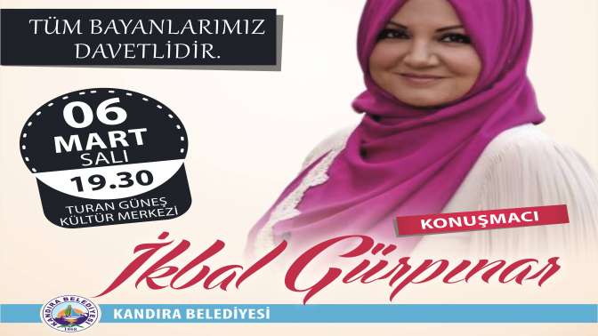 Kandıra Belediyesinden 8 Mart Dünya Kadınlar Gününe Program düzenliyor