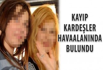 Kayıp kardeşler havaalanında bulundu