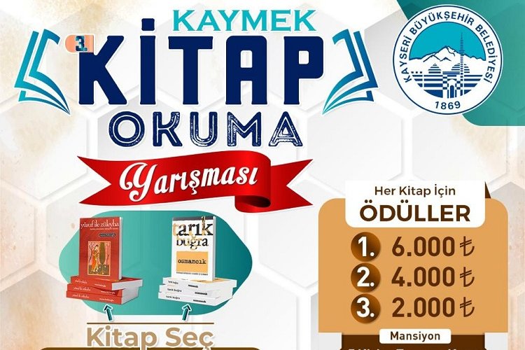 KAYMEK'ten üçüncüsü kitap okuma yarışması