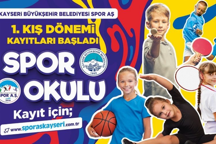 Kayseri Büyükşehir Belediyespor kış okulu kayıtları başladı