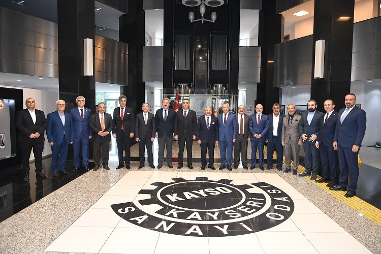 Kayseri'de Oda başkanlarına başkanlardan ziyaret