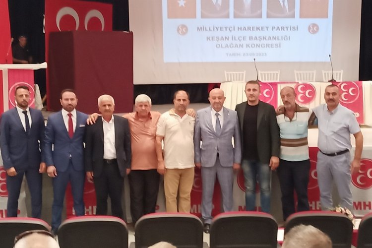 Keşan MHP’de Adnan İnan güven tazeledi