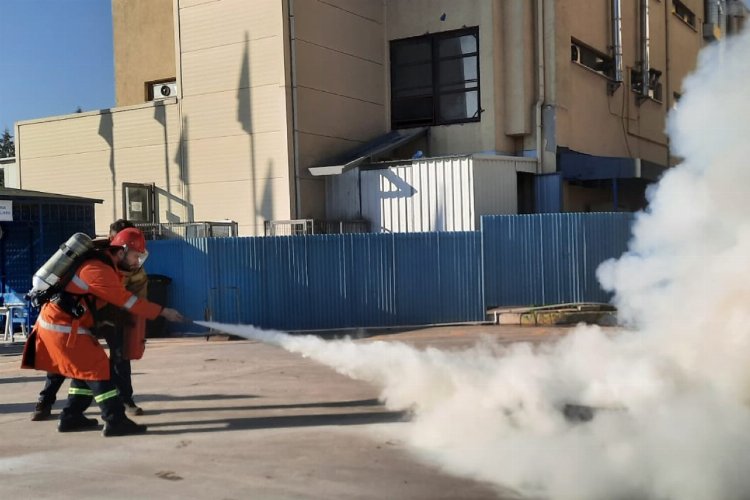 Kocaeli İtfaiyesi'nden Diversey Türkiye firmasına acil durum eğitimi