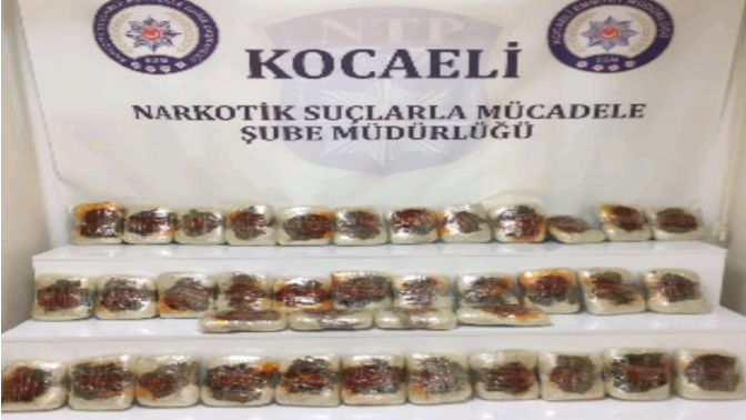 Kocaeli’nin 1 aylık Uyuşturucu raporu