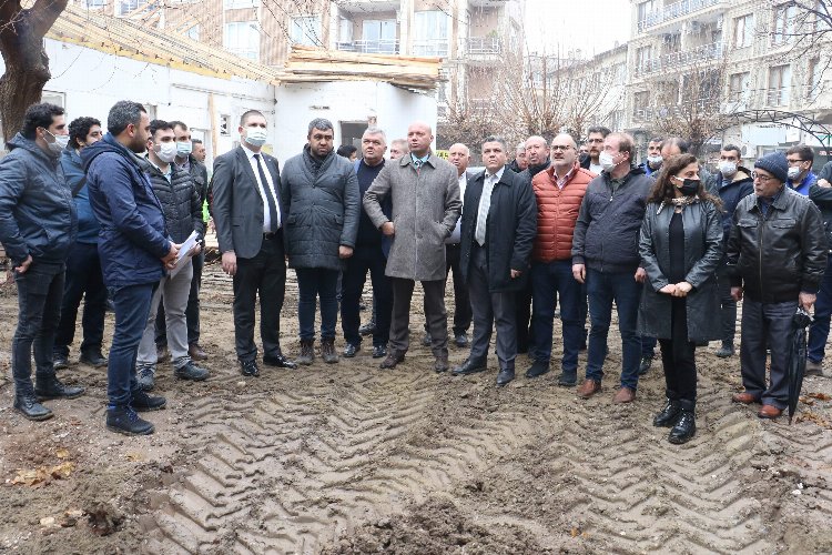 Manisa Akhisar'da Kültürpark düzenlemeleri sürüyor