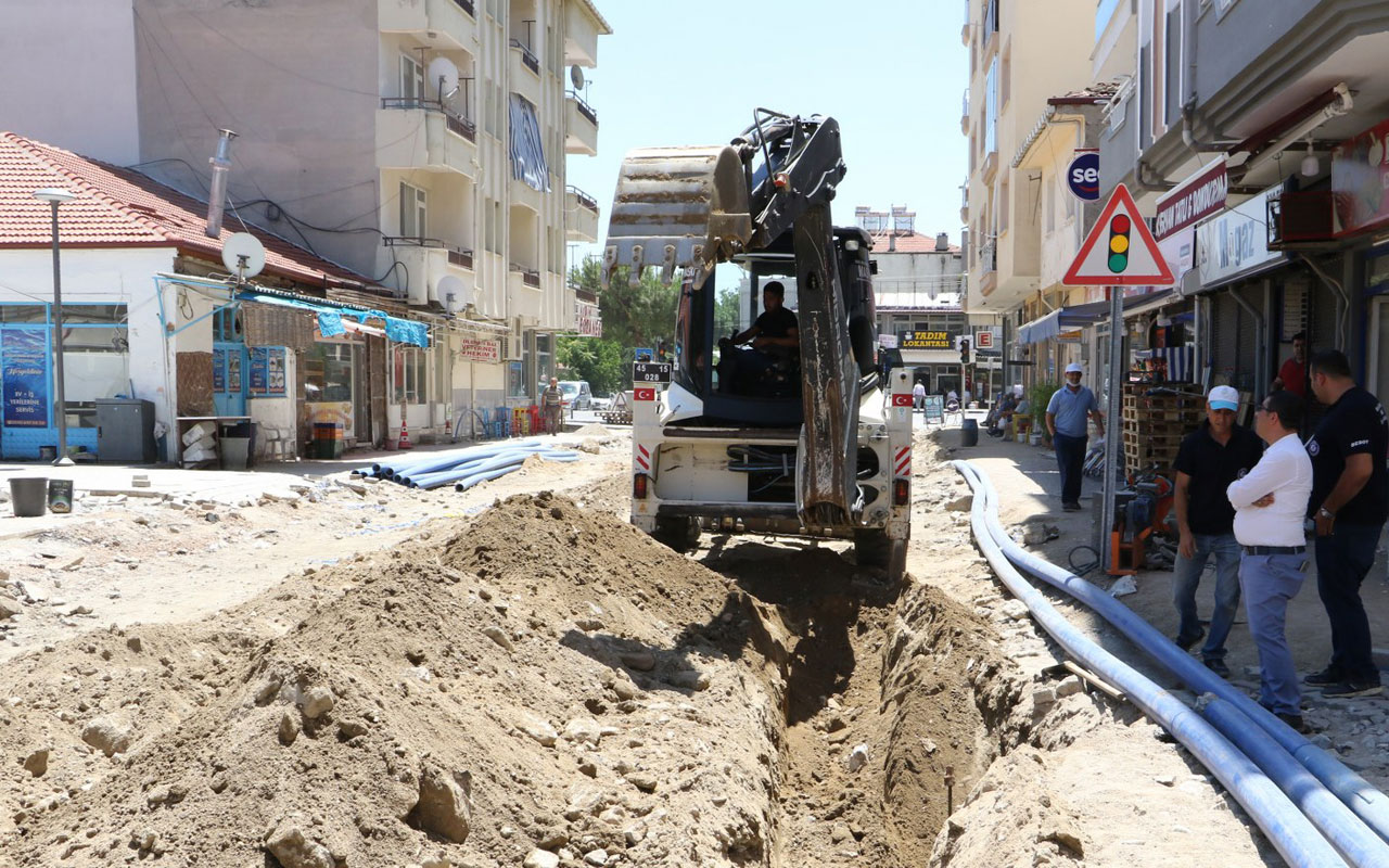 Manisa Köprübaşı’nda içme suyu hatları yenileniyor